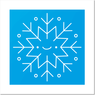 Cute winter snowflake Posters and Art